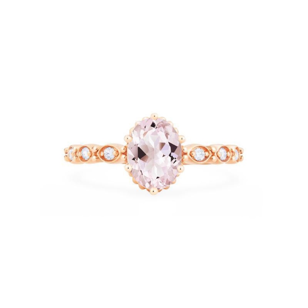 18k Rose Gold Morganite Ring - Picture 7 of 10